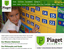 Tablet Screenshot of piagetpreschool.com
